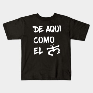 De Aqui Como El Coqui Puerto Rico Taino Puerto Rican Indian Symbol Kids T-Shirt